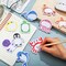 24 Pads Cute Sticky Notes Kawaii Fun Animal Sticky Notes Pads Bulk Cartoon Memo Self Adhesive for Veterinary Gift Office School Tab Animal Party Supplies(Ocean Animals)